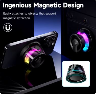 "MagSound" Altavoz Magnético Bluetooth con Luz RGB