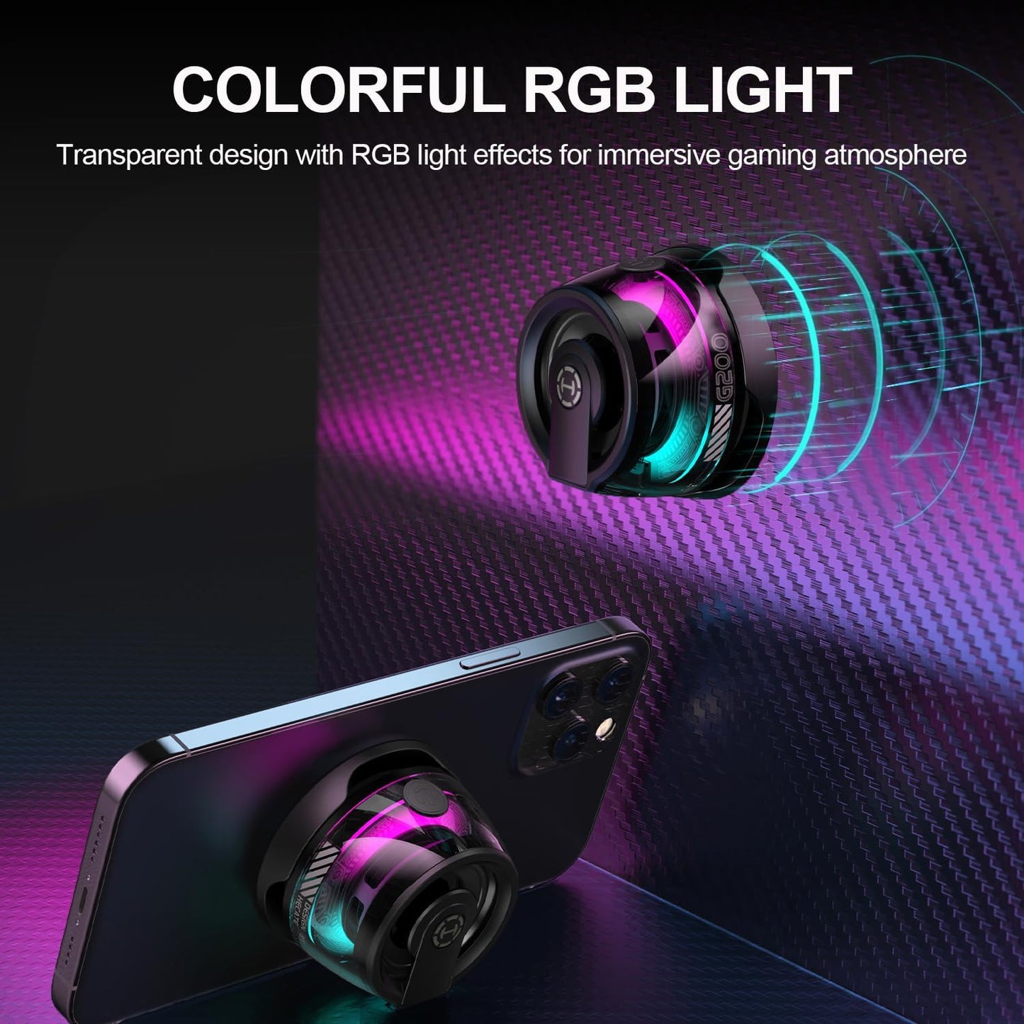 "MagSound" Altavoz Magnético Bluetooth con Luz RGB